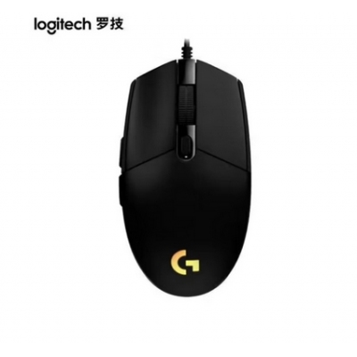 罗技 LOGITECH G102 有线鼠标 二代 黑色 