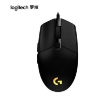 罗技 LOGITECH G102 有线鼠标 二代 黑色 