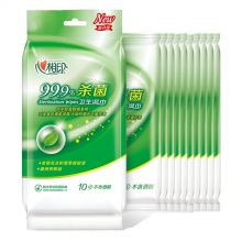 心相印 XCA001+12 便携湿巾  10片/包 12包/提 计价单位:提
